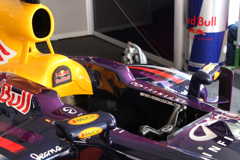 Illustration for article titled I Rode With Sebastian Vettel During Red Bull's F1 Donut Extravaganza